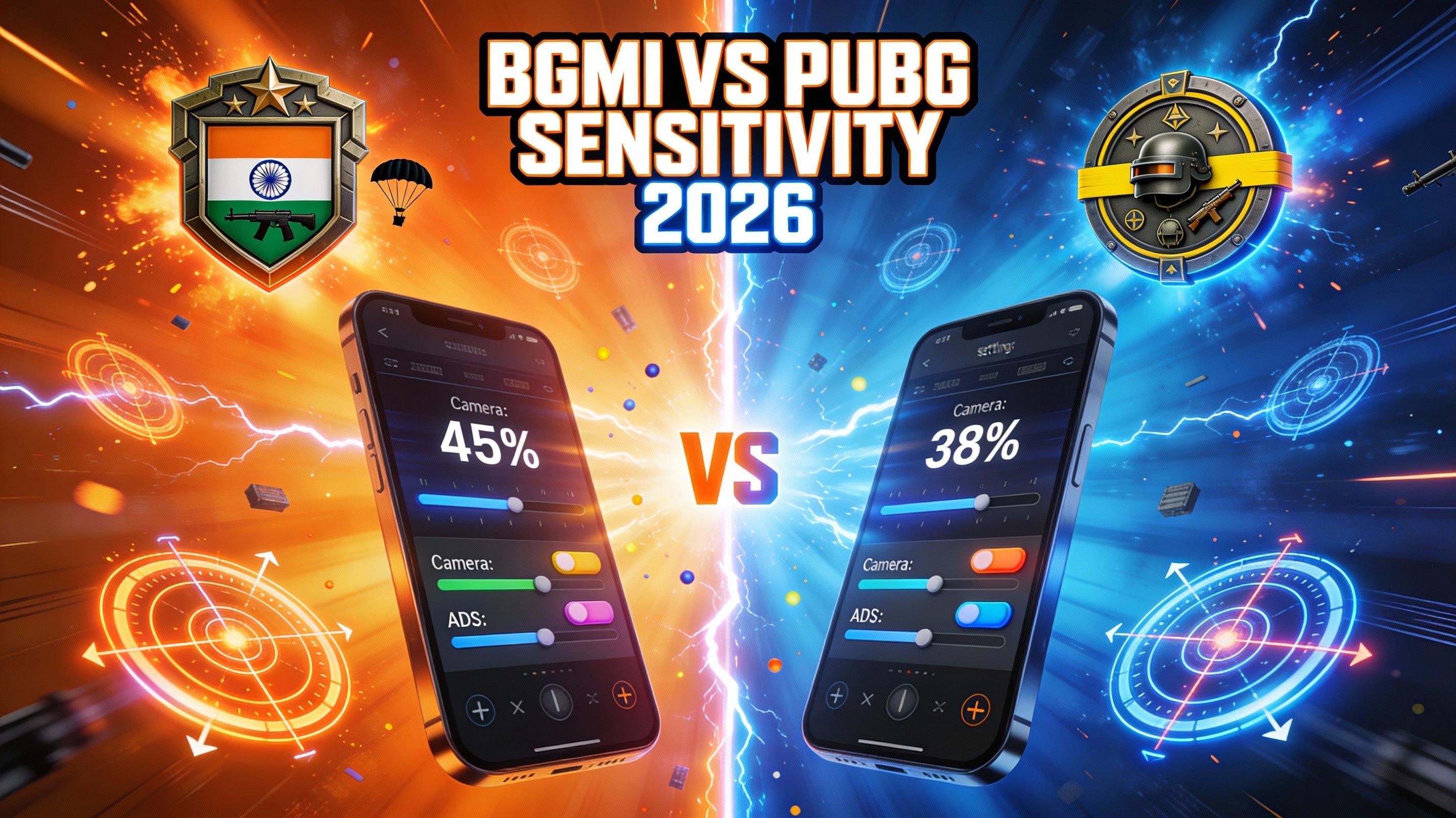 BGMI vs PUBG Sensitivity